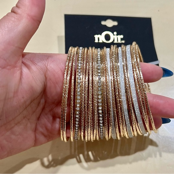 nOir bangle bracelet set - Picture 1 of 4